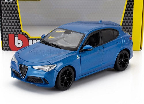 Alfa Romeo Stelvio albastra - 1/24 Bburago