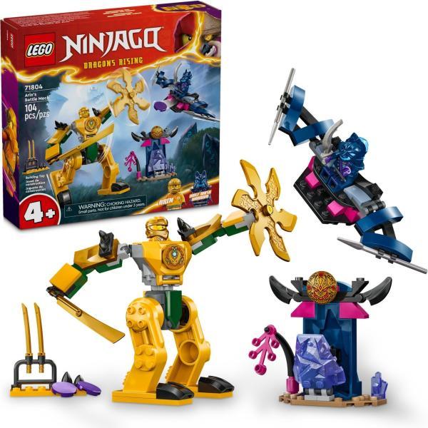 LEGO Ninjago 71804 - Robotul de lupta al lui Arin (104 piese)