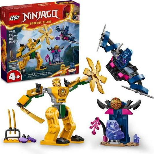 LEGO Ninjago 71804 - Robotul de lupta al lui Arin (104 piese)