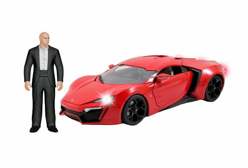 Lykan Hypersport cu lumini si figurina DOM - 1/18 Jada