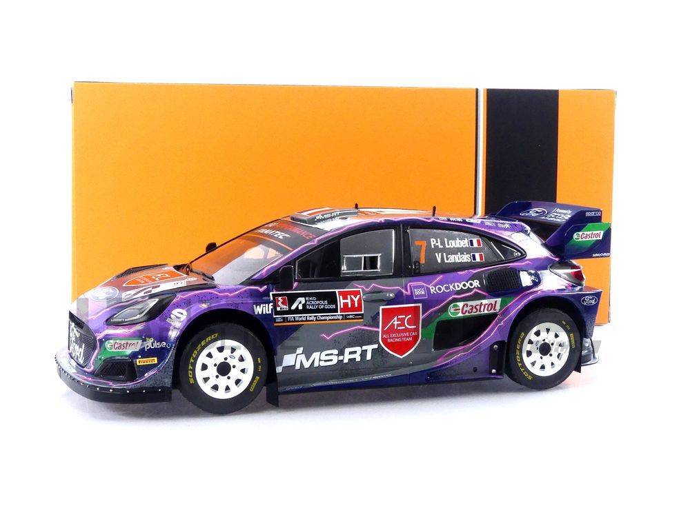 Ford Puma Rally1 #7 Acropolis Rally 2022 - 1/18 Ixo Models