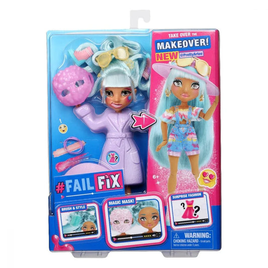 Papusa Fail Fix Makeover cu accesorii PrettyArtee 30 cm