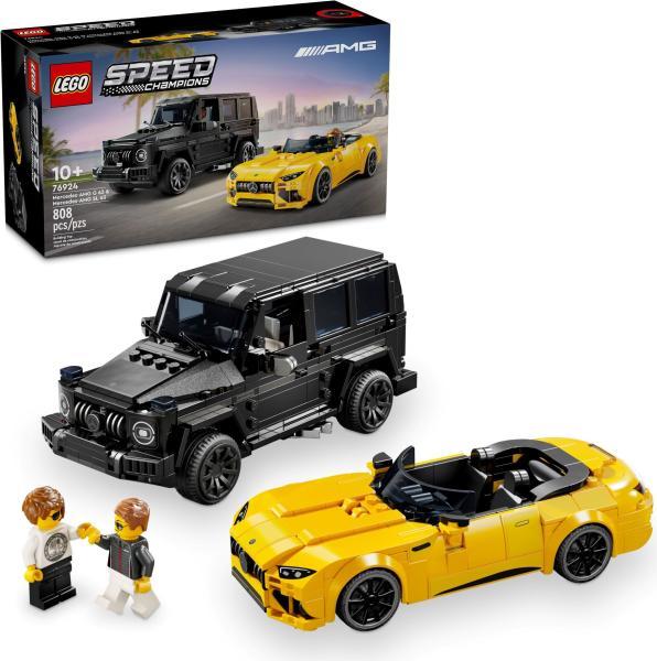 LEGO Speed Champions 76924 - Mercedes-AMG G 63 si Mercedes-AMG SL 63 (808 piese)
