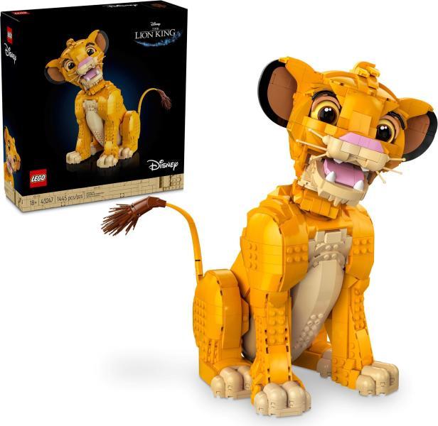 LEGO Disney Classic 43247 - Adolescentul Simba, Regele Leu (1445 piese)