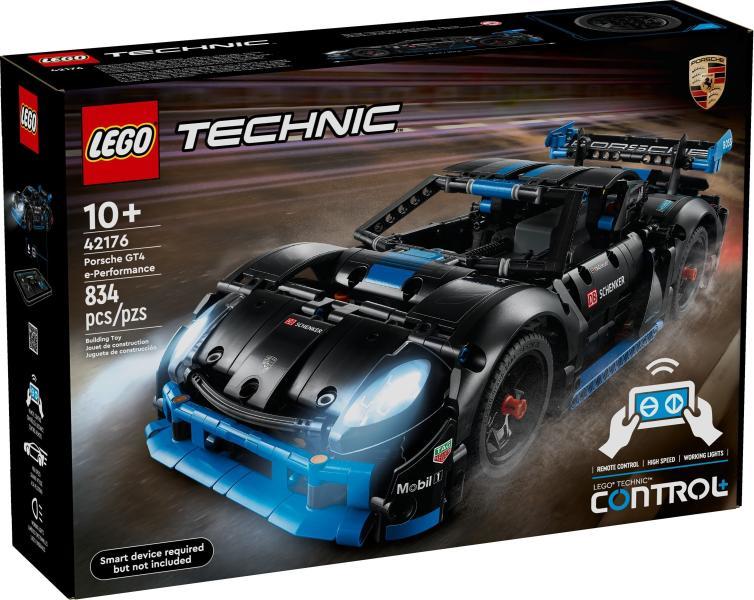 LEGO Technic 42176 - Masina de curse Porsche GT4 e-Performance (838 piese)