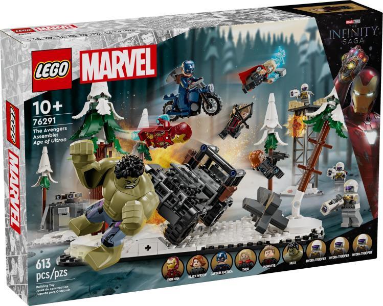 LEGO Marvel 76291 - Razbunatorii reuniti: Sub semnul lui Ultron (613 piese)