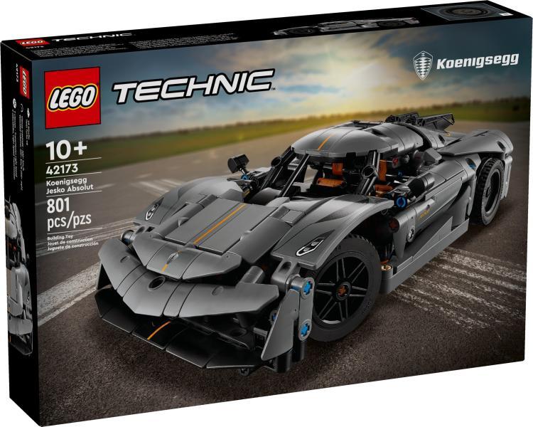 LEGO Technic 42173 - Hipermasina Koenigsegg Jesko Absolut gri (801 piese)