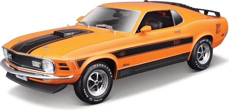 Ford Mustang 1970 Mach 1 portocaliu - 1/18 Maisto