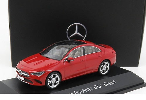 Mercedes CLA Coupe rosu cu vitrina plexiglass - 1/43 Minimax