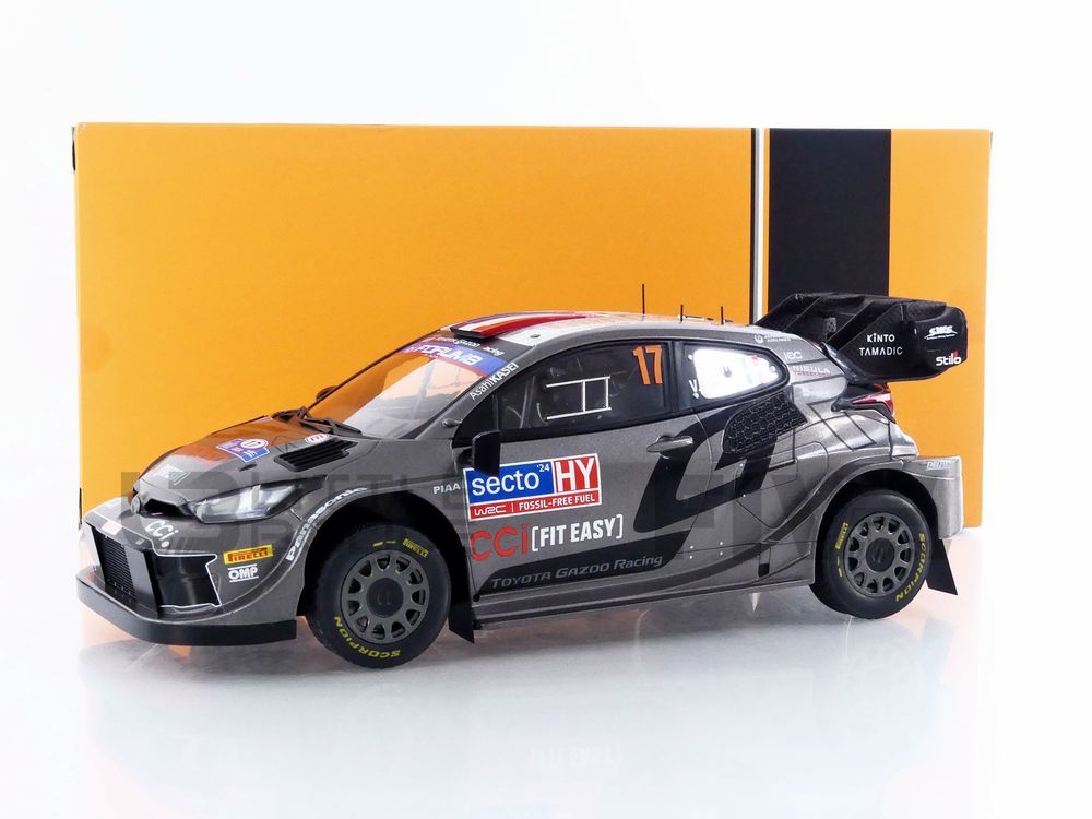 Toyota GR Yaris Rally1 Hybrid #17 Winner Rally Finland 2024 - 1/18 Ixo Models