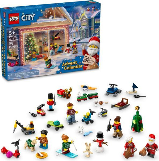 LEGO City 60436 - Calendar de advent (195 piese)