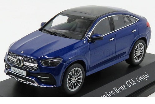 Mercedes GLE Coupe brilliant blue cu vitrina plexiglass - 1/43 IScale