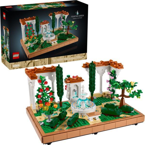 LEGO Icons 10359 - Gradina cu fantana (1302 piese)