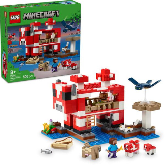 LEGO Minecraft 21270 - Casa Ciuper-vaca (500 piese)