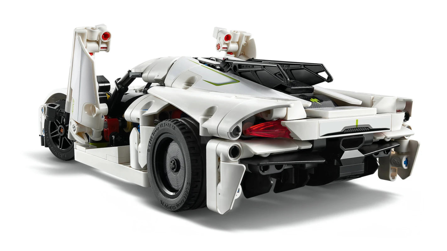 LEGO Technic 42184- Hipermasina Koenigsegg Jesko Absolut alba (801 piese)