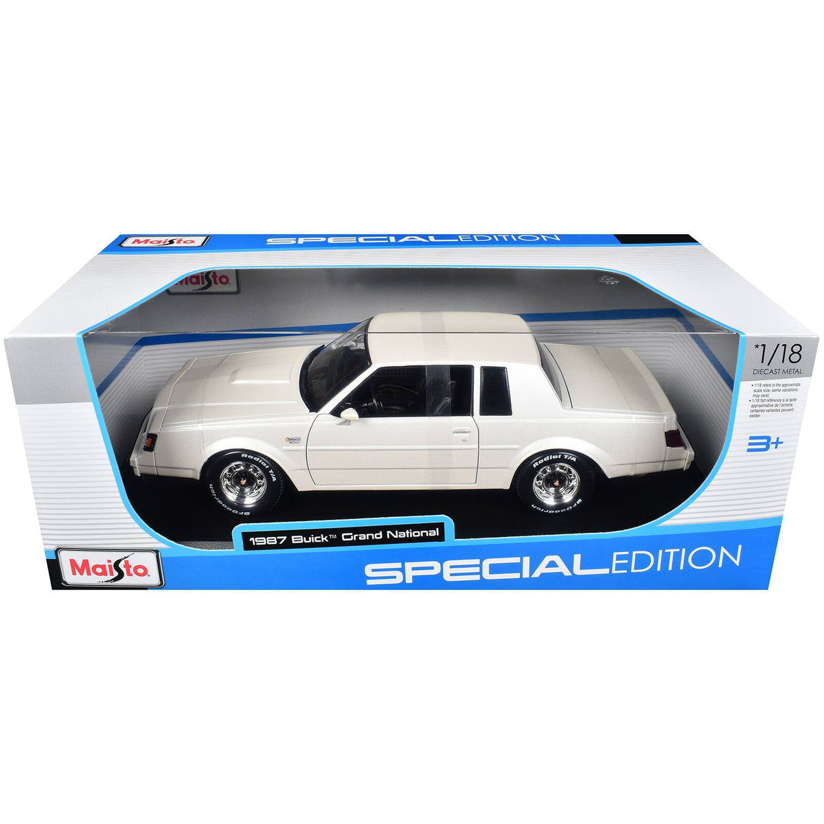 Buick Grand National 1987 alb - 1/18 Maisto