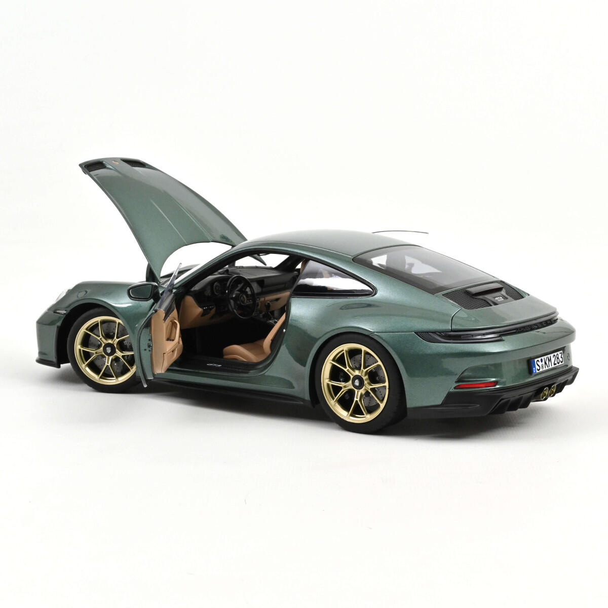 Porsche 911 GT3 2021 malachite green metallic - 1/18 Norev