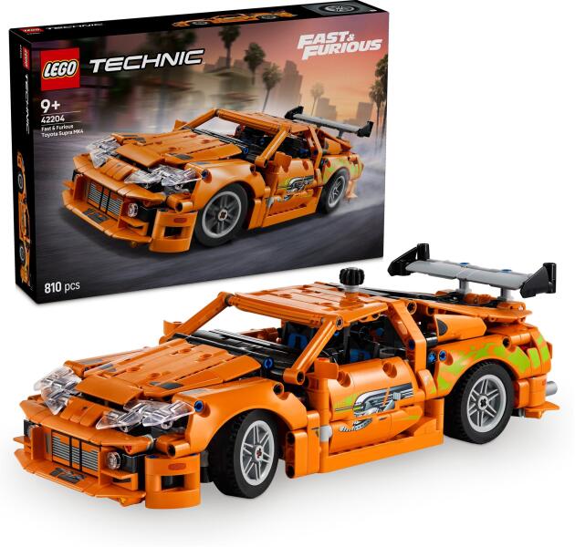 LEGO Technic 42204 - Fast and Furious Toyota Supra MK4 (810 piese)