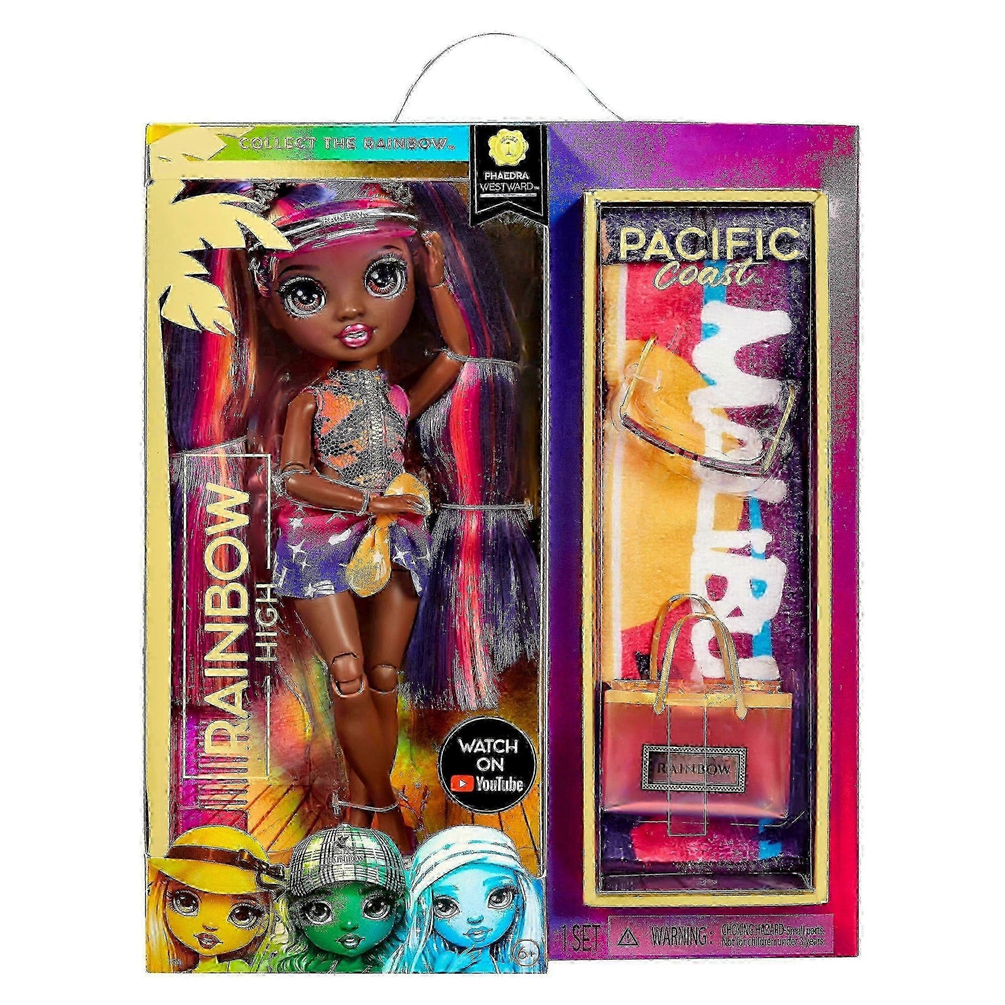 Papusa Rainbow High Pacific Coast - Phaedra Westward 28cm
