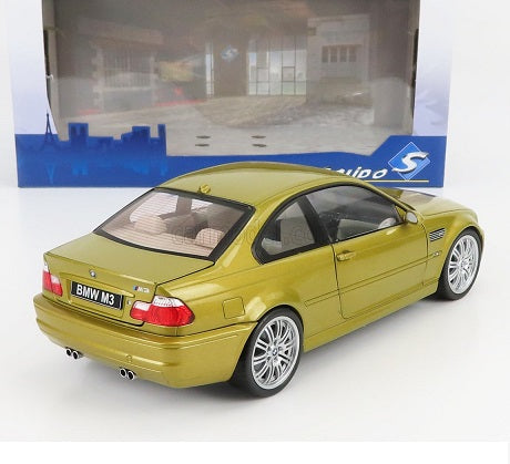 BMW E46 M3 auriu 2000 - 1/18 Solido