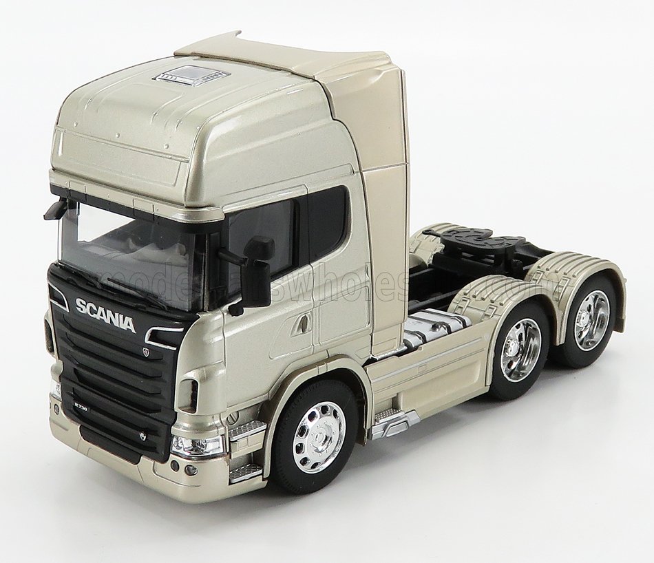 Camion Cap Tractor Scania V8 R730 crem - 1/32 Welly