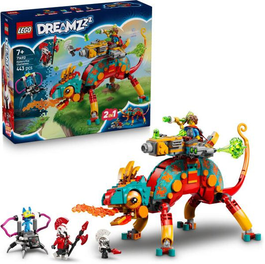 LEGO DREAMZzz 71492 - Cameleonul de foc al lui Mateo (443 piese)