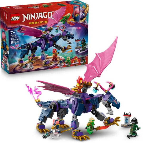 LEGO NINJAGO 71842 - Marea dragonita Rontu (381 piese)