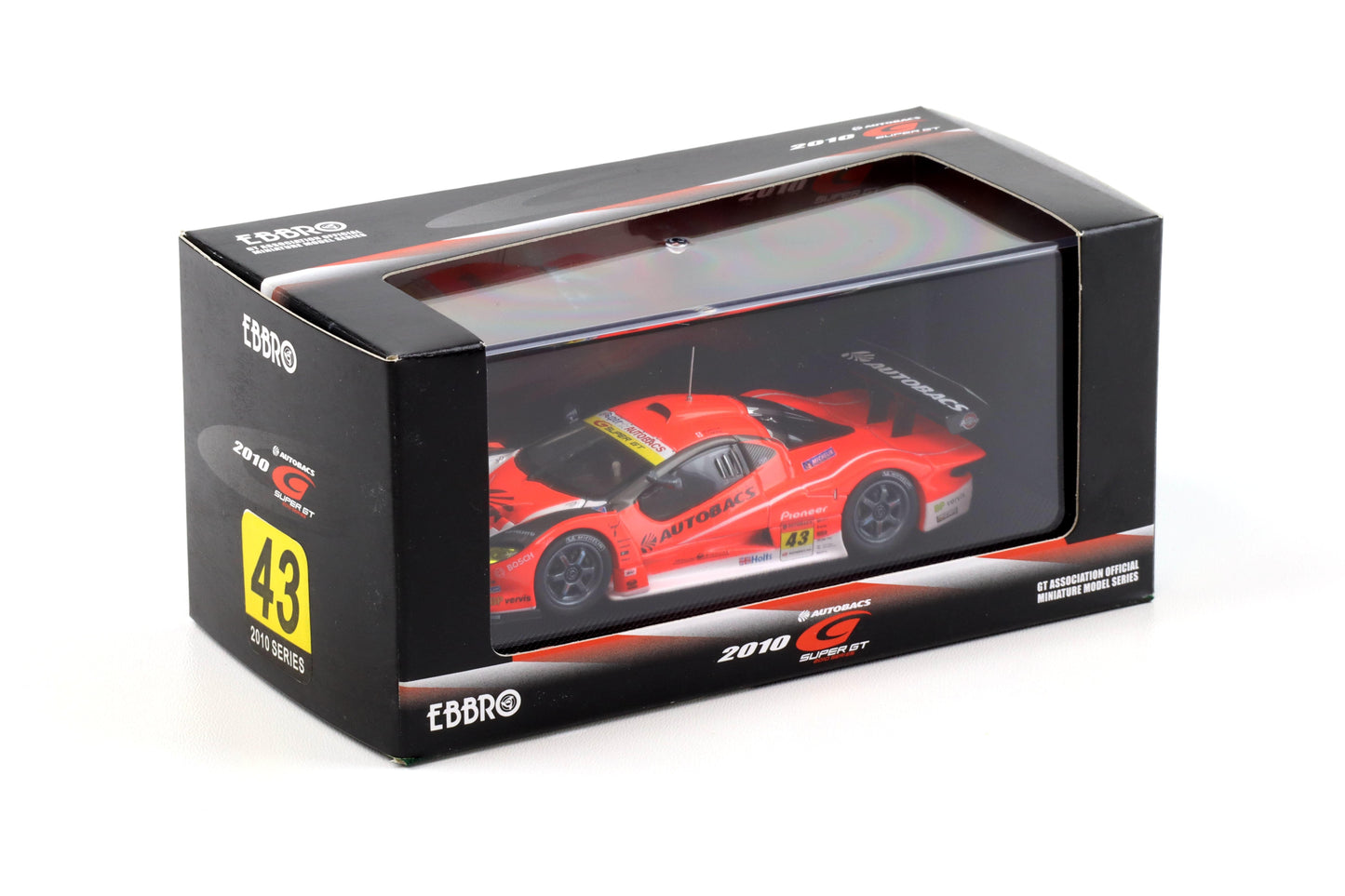 ARTA Garaiya Super GT300 2010 #43 cu vitrina plexiglass - 1/43 Ebbro