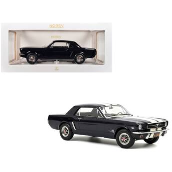 Ford Mustang Hardtop Coupe 1965 nightmist blue metallic - 1/18 Norev