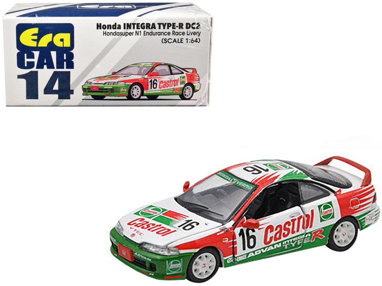 Honda Integra Type-R DC2  Hondasuper N1 Endurance Race Livery - 1/64 EraCar