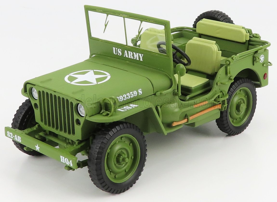 Jeep Willys US Army - 1/18 American Diorama