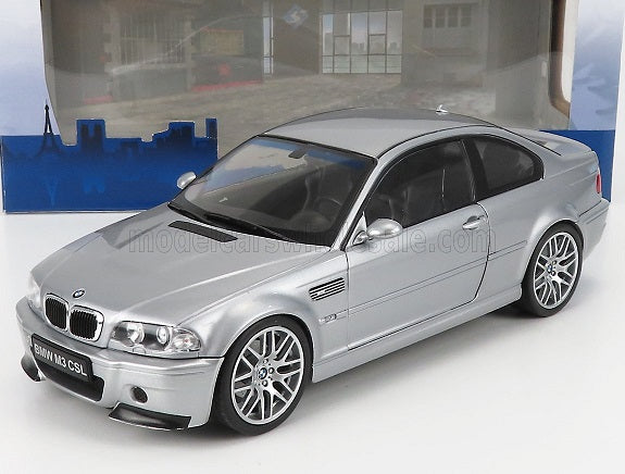 BMW E46 CSL argintiu 2003 - 1/18 Solido