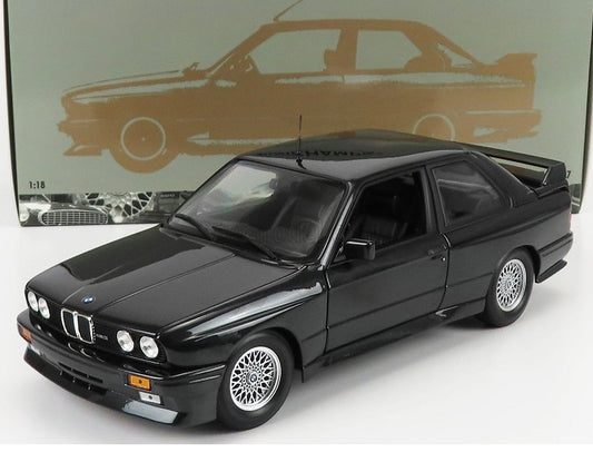 BMW M3 E30 Street 1987 negru metalic - 1/18 Minichamps