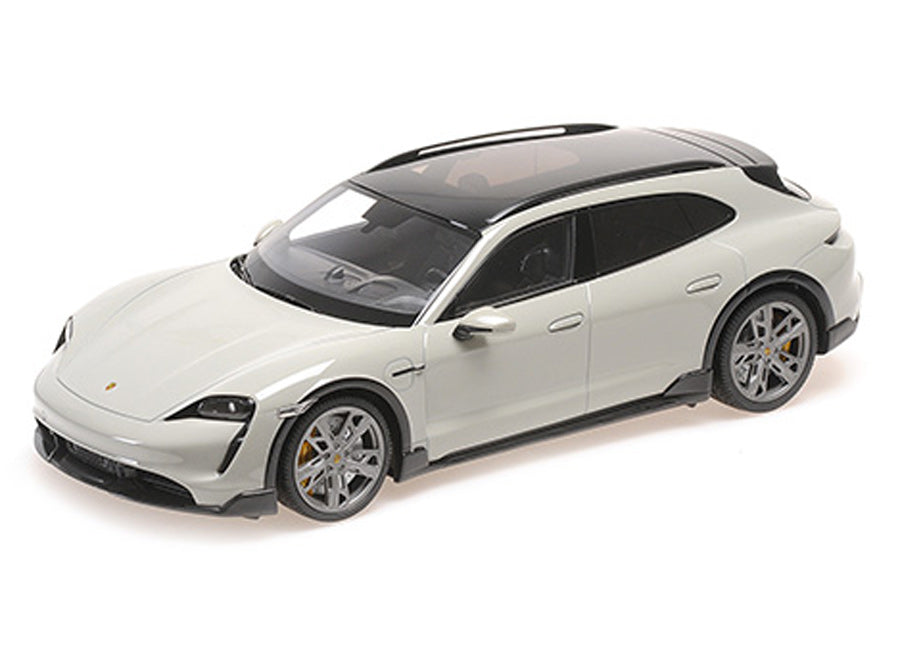 Porsche Taycan CUVTurbo S 2021 gri 1/450 piese -  1/18 Minichamps