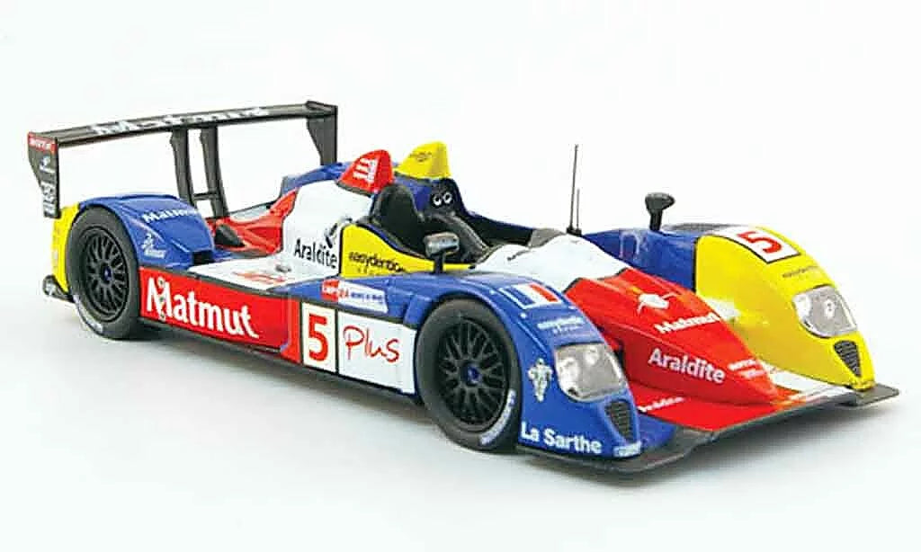 Courage Oreca LC70 Judd 2008 #5 S.Ayari , L.Duval si L.Groppi cu vitrina plexiglass - 1/43 Edicola