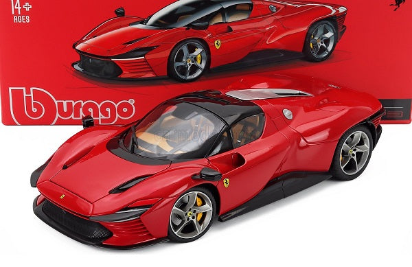 Ferrari Daytona SP3 rosu (se asaza pavilionul) - 1/18 Bburago Signature