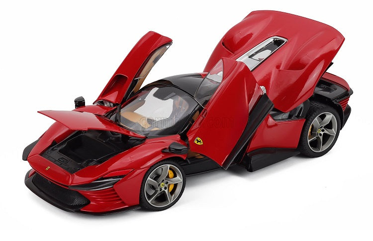 Ferrari Daytona SP3 rosu (se asaza pavilionul) - 1/18 Bburago Signature