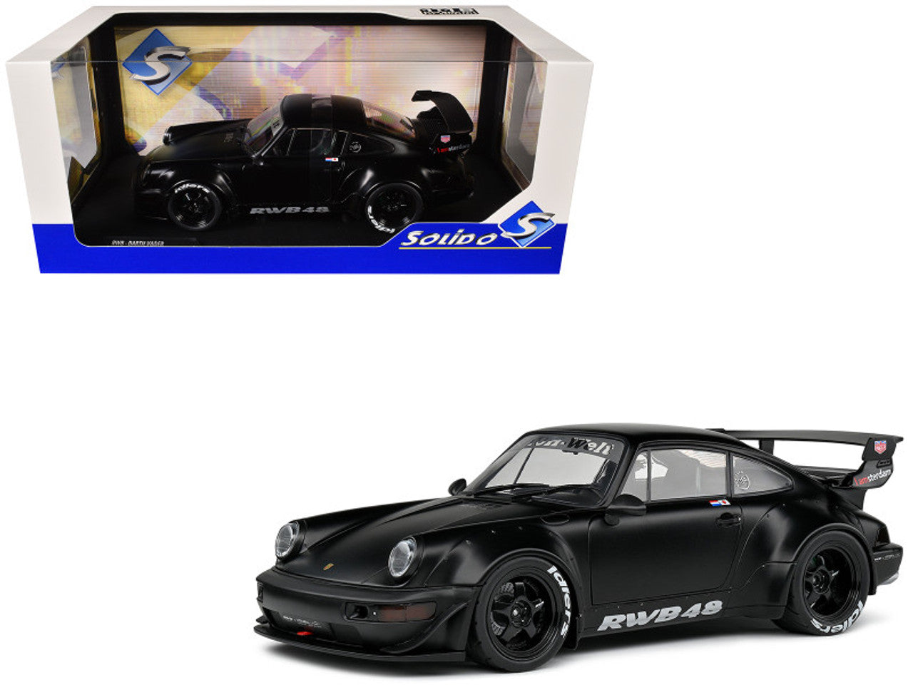 Porsche RWB BodyKit Darth Vader 2016 - 1/18 Solido