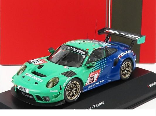 Porsche 911 GT3 R #33 24H Nurburgring 2020 cu vitrina plexiglass - 1/43 Ixo Models