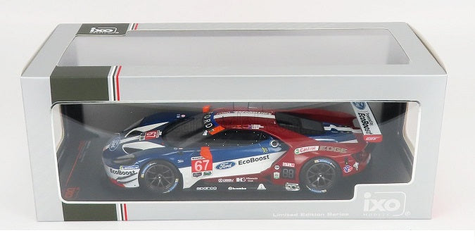 Ford GT #67 Class Winner 24h Daytona 2018 Briscoe, Dixon, Westbrook - 1/18 Ixo Models
