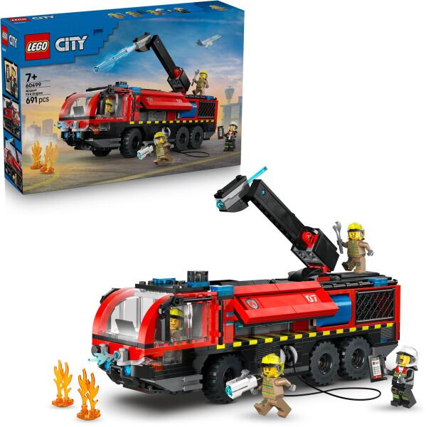 LEGO City 60499 - Autospeciala de pompieri la aeroport (691 piese)