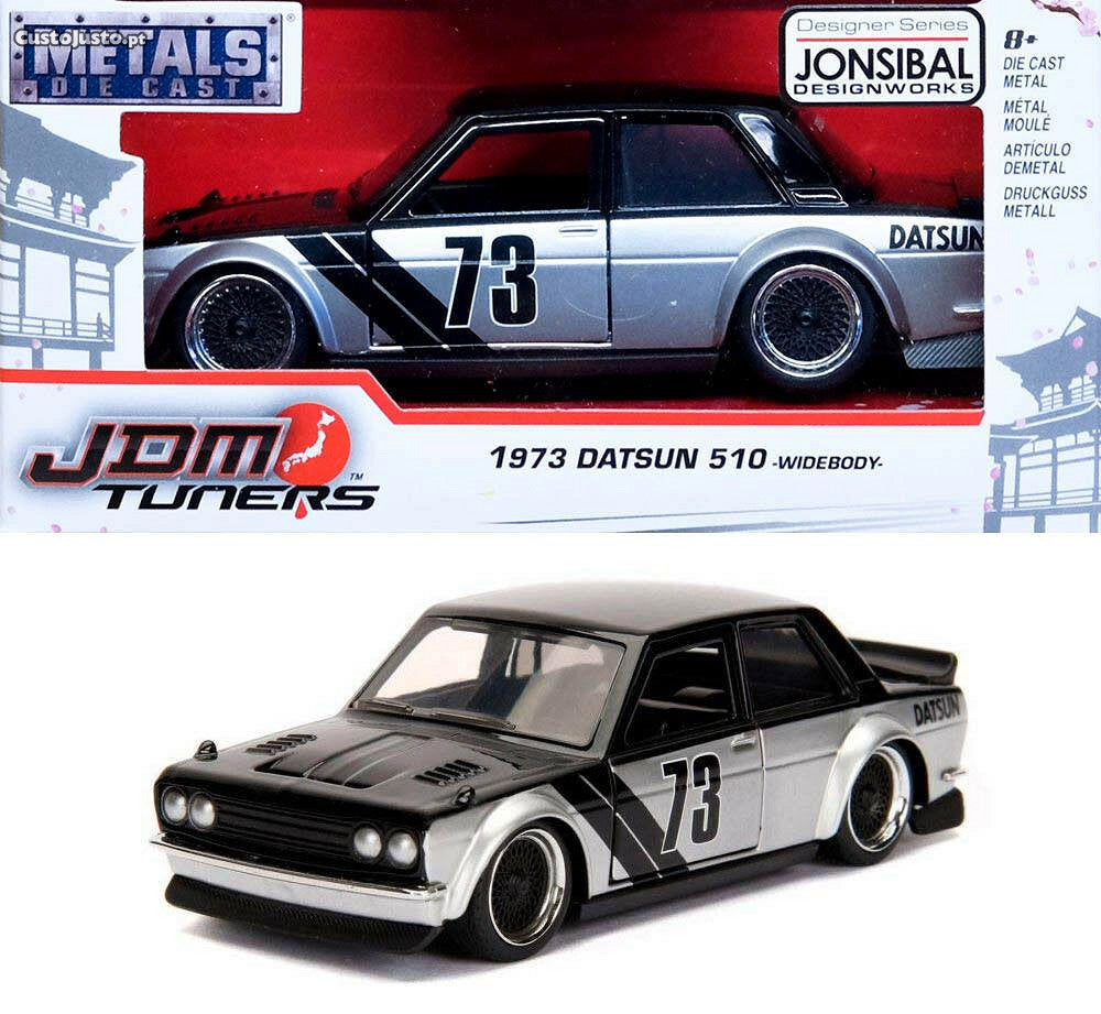 Datsun 510 Widebody 1973 Negru - 1/32 Jada