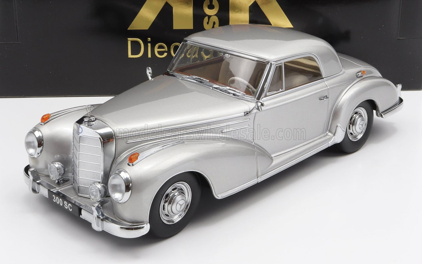 Mercedes 300 SC Coupe 1955 argintiu - 1/18 KK-Scale