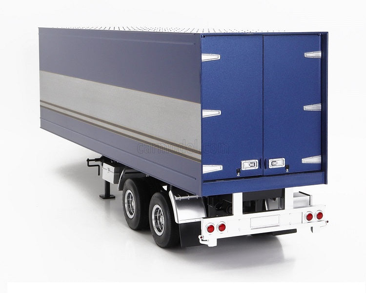 Remorca TIR bleumarin/gri - 1/18 Road Kings