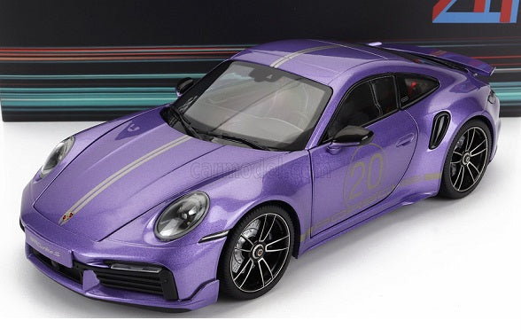 Porsche 911 Turbo S Coupe Sport Design 2021  mov - 1/18 Minichamps