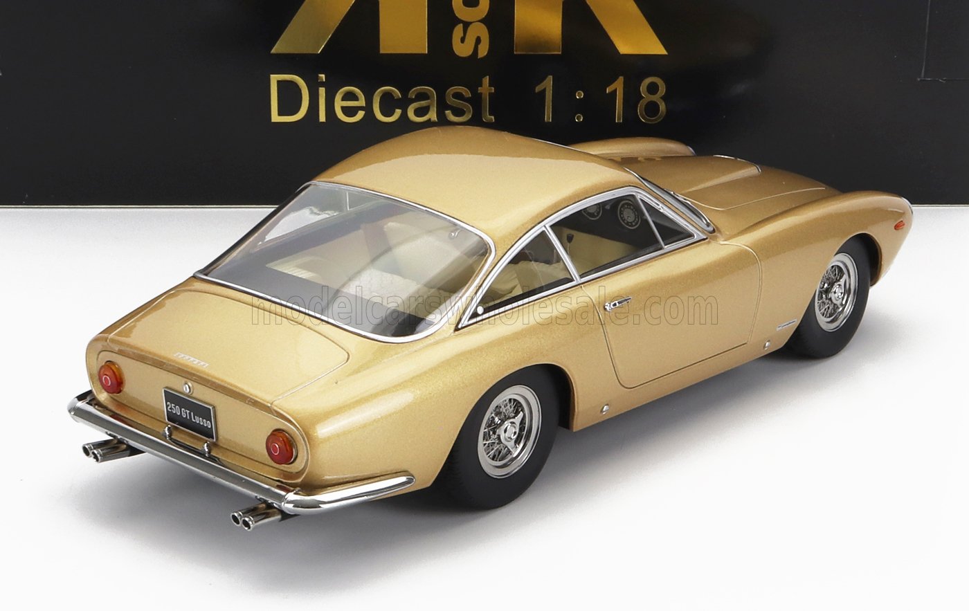 Ferrari 250 GT Lusso 1962 gold - 1/18 KK-Scale