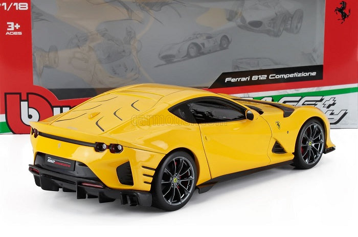 Ferrari 812 Competizione galben - 1/18 Bburago