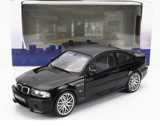 BMW E46 CSL negru 2003 - 1/18 Solido