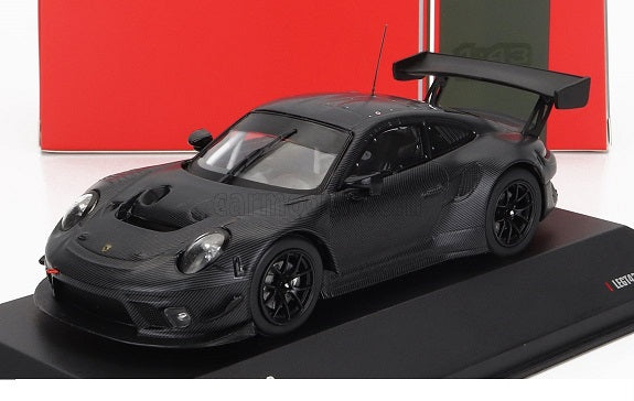 Porsche 911 GT3 R 2019 negru cu vitrina plexiglass - 1/43 Ixo Models