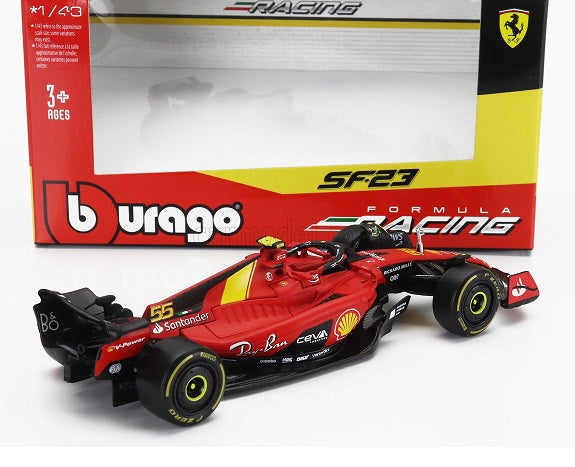 Formula 1 Carlos Sainz Jr. Ferrari SF-23 #55 3rd Italy GP Formula 1 2023 - 1/43 Bburago